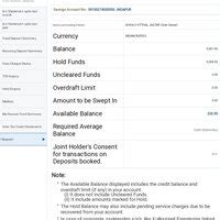 HDFC Bank — Hdfc account balance hold for unseen reason.