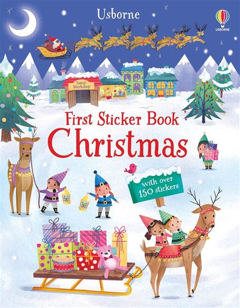 First Sticker Book Christmas: Enchanting Holiday Decorating Fun with ...