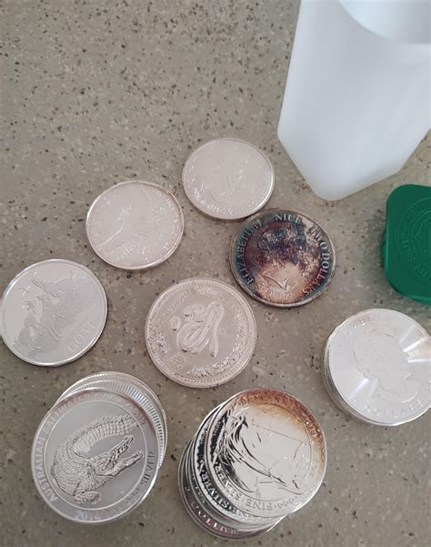 Can tarnished coins tarnish other coins? Is toning contagious? : r ...