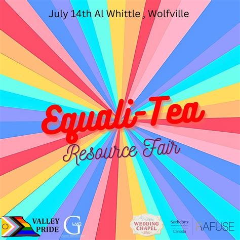 Equali-Tea Resource Fair, Jack's Gallery, Wolfville, July 14 2023 ...