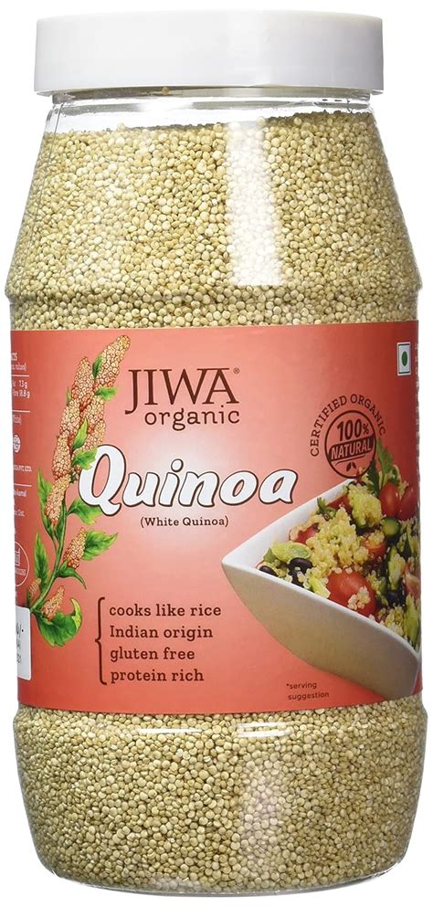 JIWA healthy by nature Organic Quinoa, 1 Kg, (Certified Organic ...