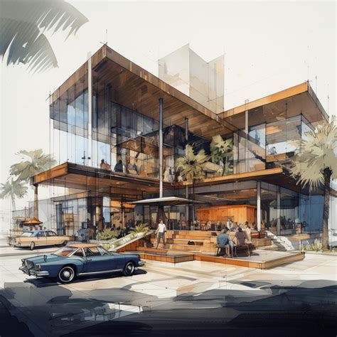 Gatsby House | Interior architecture sketch, Interior architecture ...