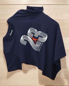 Magneto Typography Men Round Neck Navy Blue T-Shirt - Buy Magneto ...