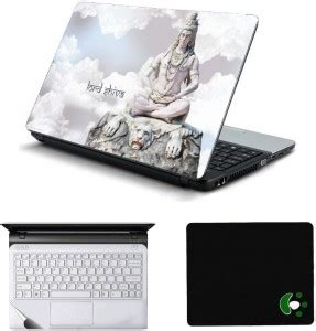 Mitram 3in1 Laptop Accessories Combo 15.6 Inch Lord Shiva laptop Skins ...