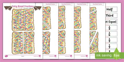 Fairy Bread Fractions - Real Life Mathematics (teacher made)