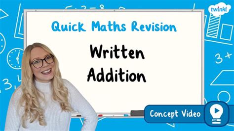 👉 Written Addition | KS2 Maths Concept Video - Twinkl