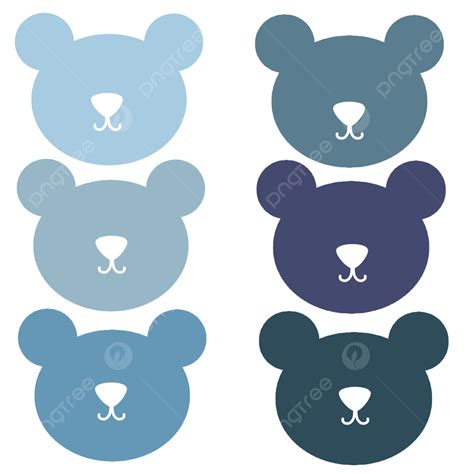 Mood PNG Picture, Cute Blue Bears In Mood, Korean, Bear, Korean Bear ...