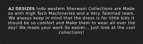 AJ Dezines Kids Indo Western Sherwani Set For Boys (7039_BLACK_7 ...