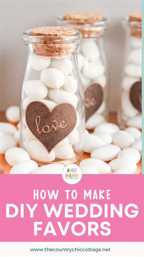 DIY Wedding Favors with a Cricut Machine - Angie Holden The Country ...