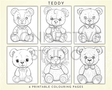 Full Page Coloring Pages Teddy Bears Amazon.com: Teddy Bear Coloring