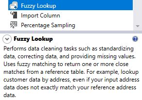 Fuzzy Lookup in SSIS 的图像结果