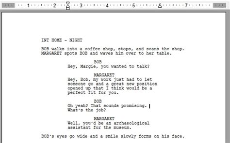 Image result for Final Draft Script Sample