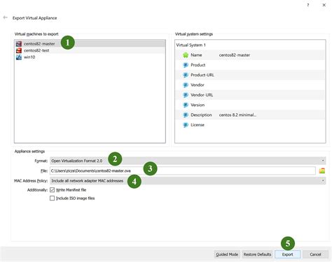 VirtualBox Export Files 的图像结果