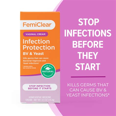 BV & Yeast Infection Protection Vaginal Cream | FemiClear