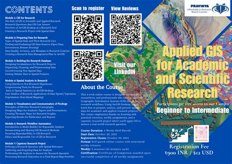 Applied GIS for Academic and Scientific Research | Pravinya