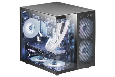 Boîtier PC MARS GAMING MC-NOVAM, Boîtier MicroATX Compact, Double ...