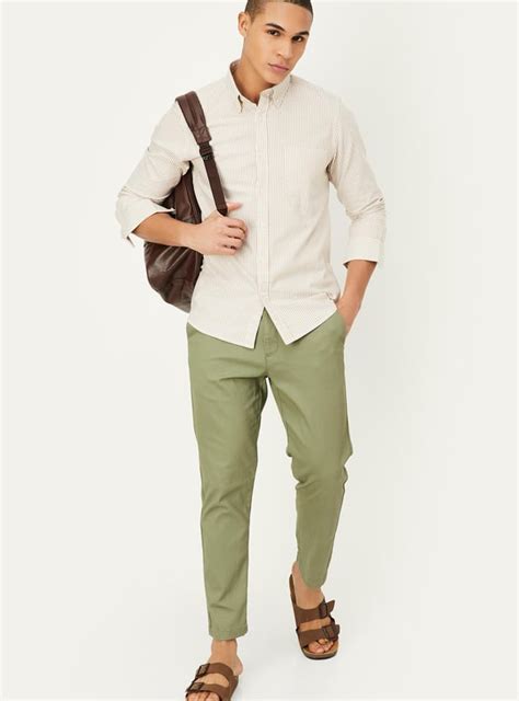 Buy Men Striped Regular Fit Casual Shirt Online at just Rs. 999.0 ...