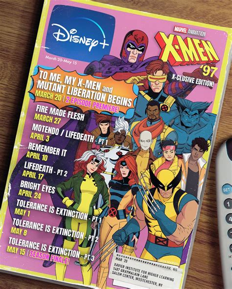 New X-Men ‘97 Poster Unveils Episode Titles & Release Schedule