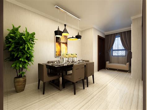 80平米雅致时尚公寓客厅整体效果图_装修图片-保障网装修效果图