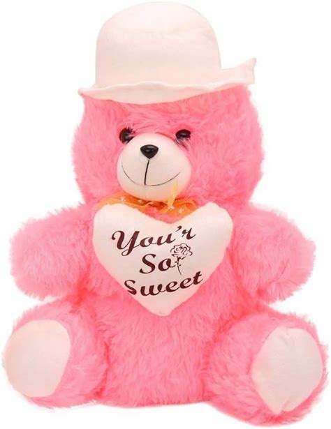 Buy kashish gift gallery Teddy Bear (Medium, Pink) Online at Low Prices ...