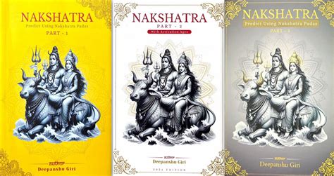 Nakshatra (3 Volume Set) Nakshatra Pad Se Phal Kathan (As Told by Lord ...