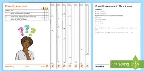 Half Term 1: Probability Assessment Pack