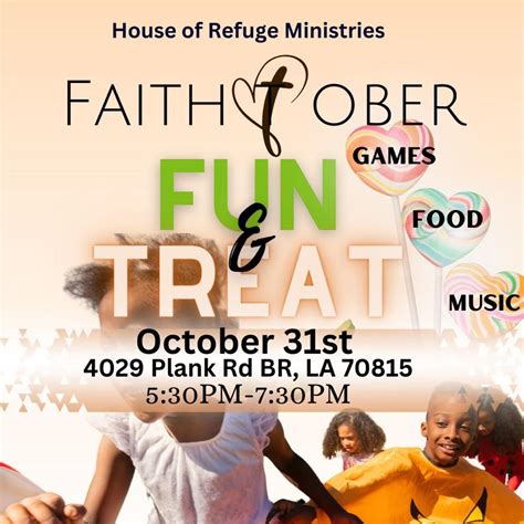 Fun & Treat, House of Refuge Ministries, Baton Rouge, October 31 2023 ...