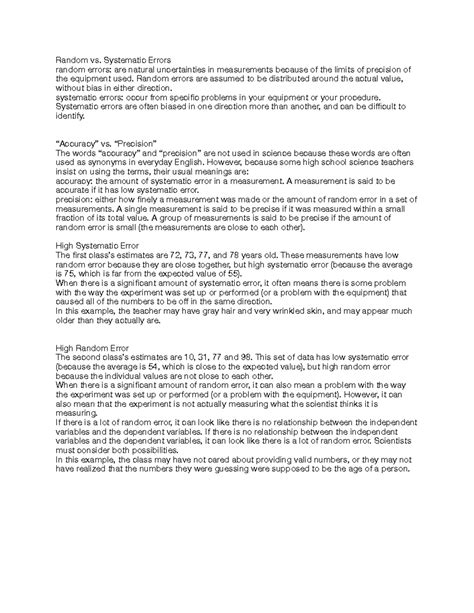 Image result for Random Error Physics