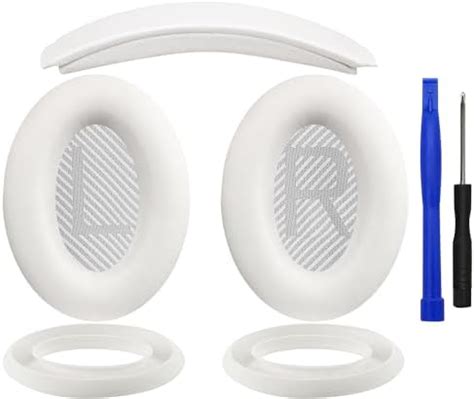 SOULWIT Ear Pads Cushions + Headband + Silicone Earpads Cover Protector ...