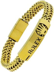 ZIVOM Stainless Steel Gold-plated Bracelet Price in India - Buy ZIVOM ...