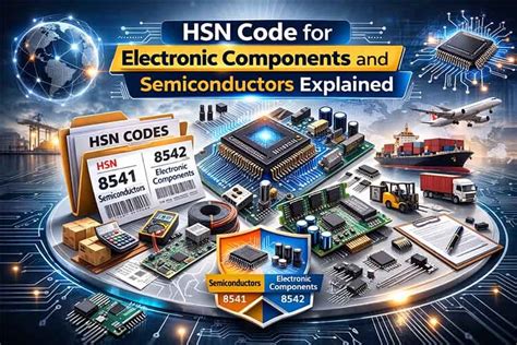 HSN Code for Electronic Components and Semiconductors