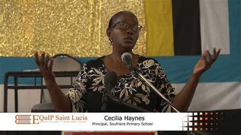 PRINCIPAL CECILIA HAYNES OF SOUFRIERE PRIMARY #school #saintlucia # ...