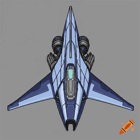 70s sci-fi art of a steel submarine-like spaceship with jet wings in a ...