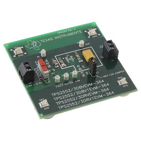 TPS2552DRV1EVM-364 Texas Instruments | Development Boards, Kits ...