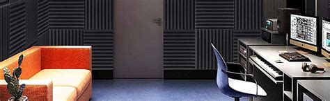Decibel Soundproofing Wedge Soundproofing Acoustic Foam Panels, 1'x 1 ...