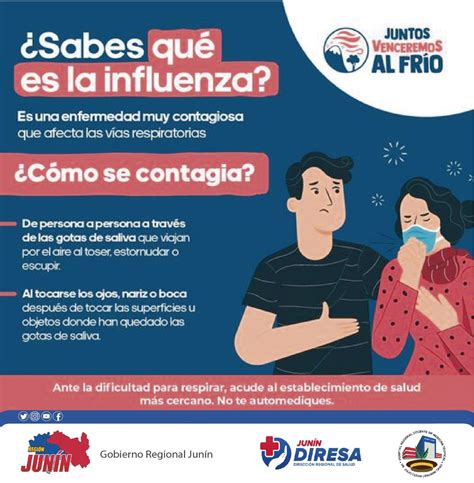 🔵🔴¿Sabes qué es la influenza y cómo se contagia? - Hospital Regional de Medicina Tropical