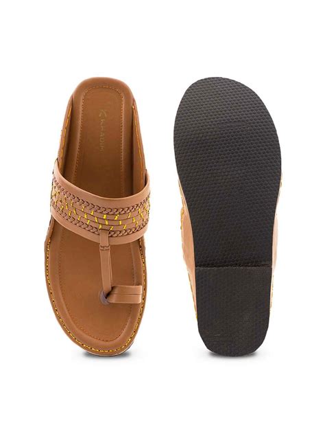 Buy KHADIM Kolhapuri Slip On Sandal for Men Online in India – Khadims