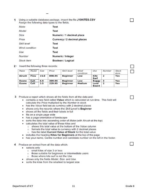 Computer Application Practical Module One Access 的图像结果
