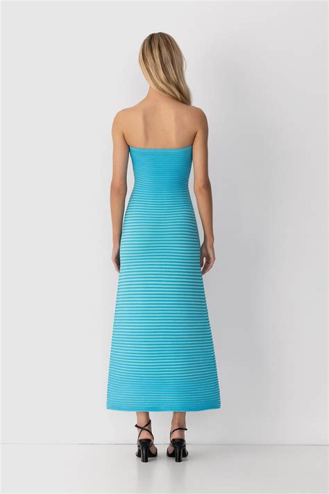 Sunmor Knit Maxi Dress - Aqua – The Wolf Gang