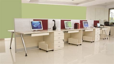 50mm Partition Based Linear Workstations | Different Squares