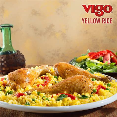 Vigo Authentic Saffron Yellow Rice - Low Fat, 2lb Pack | Gourmet Rice ...