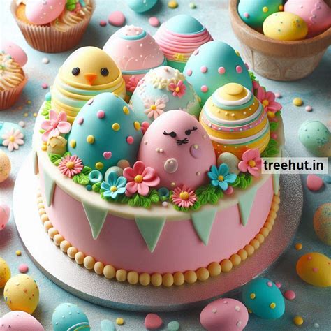 Easter Egg Cake Decoration Ideas with Cake Decoration Techniques and Tips