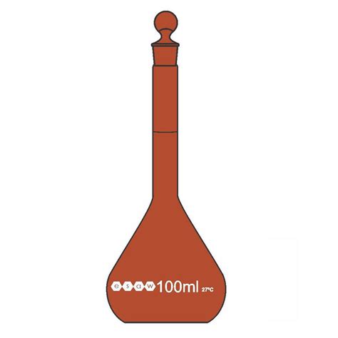 Buy ESAW Class B Amber Volumetric Flask Online | Labend.com