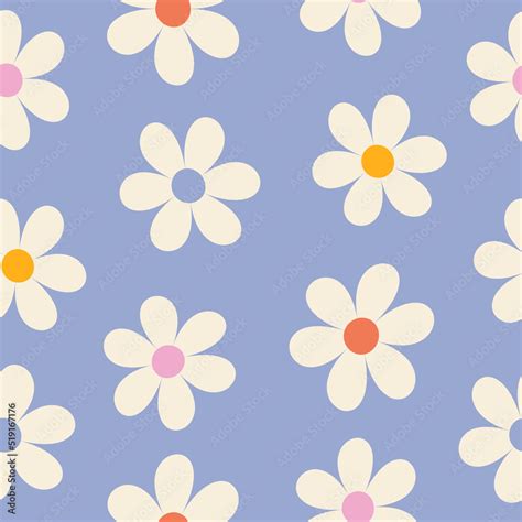 Image result for Retro Flower Pattern
