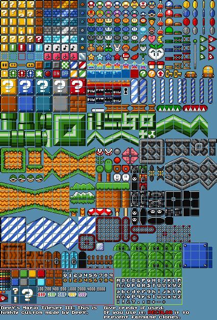 evolution of tilesets in mario gamesDownload it from evolution of ...