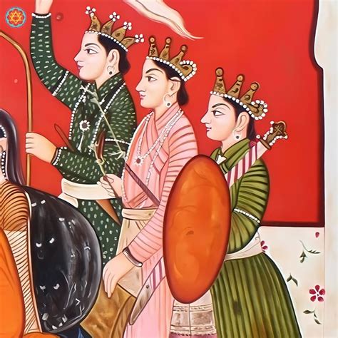 Pichwai Ram Darbar Miniature Painting – Pretty Homes India