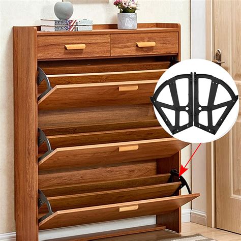 B18JPsF Flip Frame Shoe Rack Hinges - 4Pcs Shoe Cabinet India | Ubuy