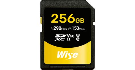 Wise Advanced 256GB SD-S UHS-II SDXC Memory Card SD-S256 B&H