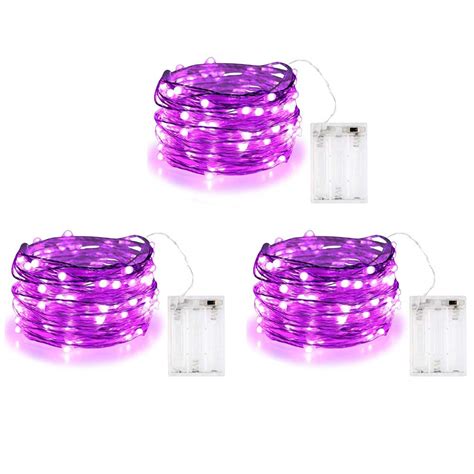 Buy MIRADH 3 Pack of 10 Feet 30 Led Fairy Lights Battery Operated ...