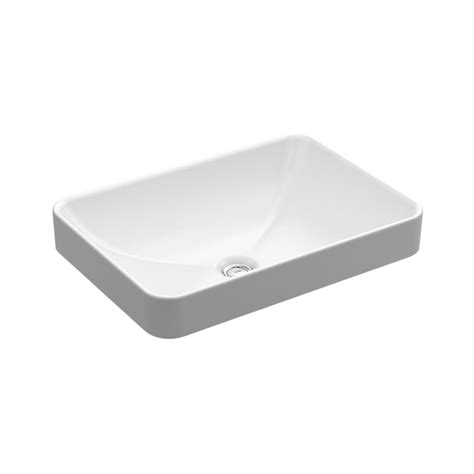 Kohler - Table Top Rectangle White Wash Basin - Forefront - K-5373IN-0 ...